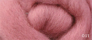 Carded Corriedale Wool Roving - Marshmallow