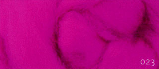Carded Merino Wool Sliver - Magenta