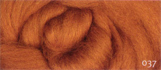 Carded Corriedale Wool Roving - Toffee