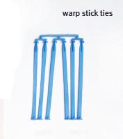Warp Stick Ties for Ashford Knitters Loom