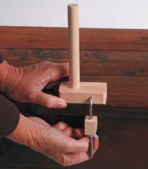 Ashford Warping Peg & Clamp