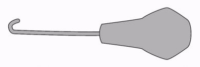 Threading Hook for Ashford Joy/Elizabeth wheels