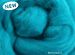 Merino Wool Sliver/Roving/Top - Turquoise - 100g