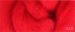 Carded Merino Wool Sliver - Scarlet
