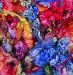 Rainbow Dyed English Leicester Fleece