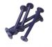 Boat Shuttle Blue Nylon Bobbins (pack of 10)