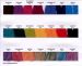 Colour Card - Ashford Dyed Merino Roving/Sliver (incl. merino/silk)