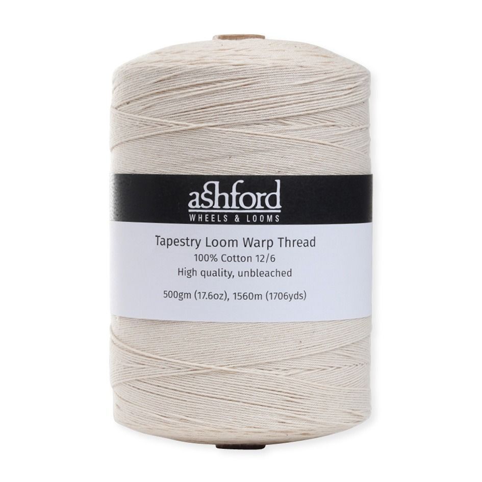 12/6 Cotton Tapestry Loom Warping Thread - 500g (1560 metres)