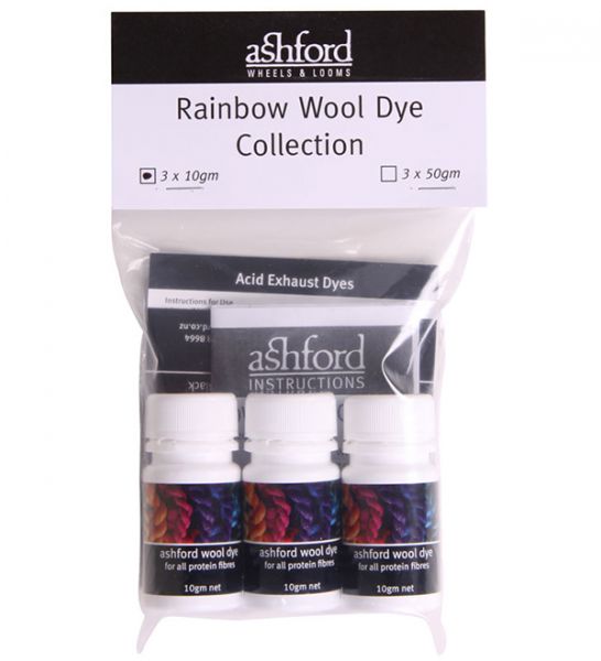 Wool Dye Rainbow Collection - acid dyes