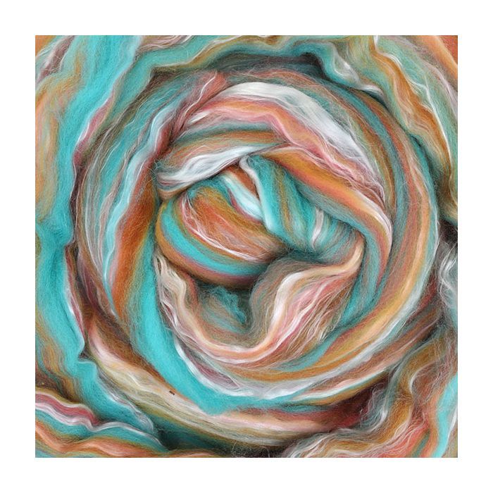 Ashford 20% Silk, 80% Merino Sliver/Roving/Top - Arizona