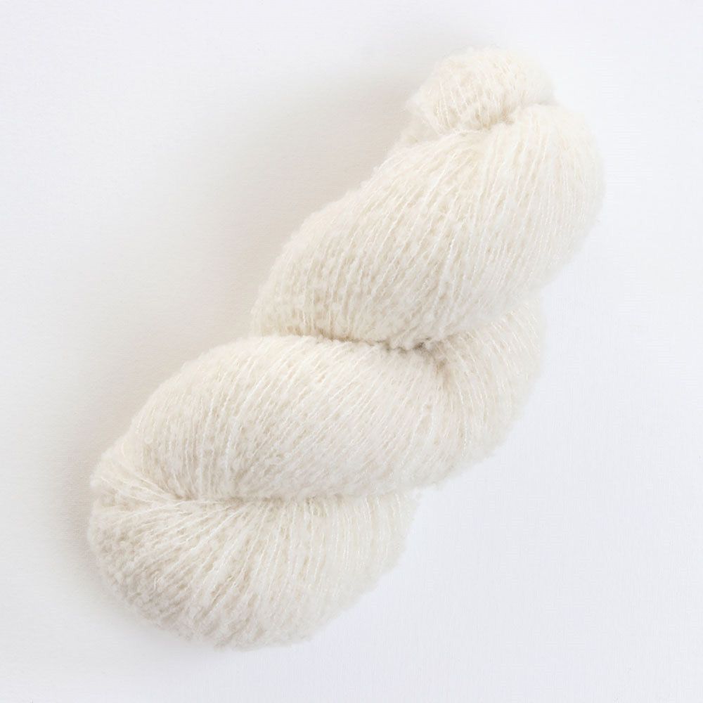 Merino Yarn LOOPED Boucle - Natural White - 1kg (10 x 100g)