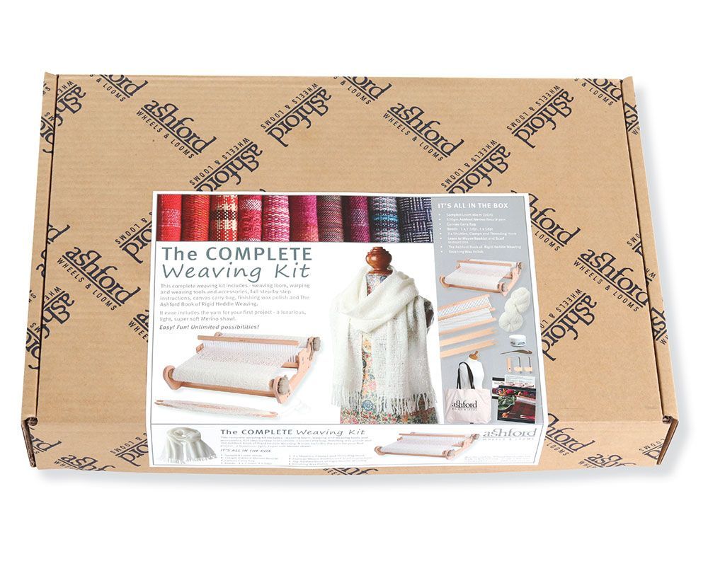 The Complete Weaving Kit - 40cm/16" Ashford SampleIt Loom and Accessories