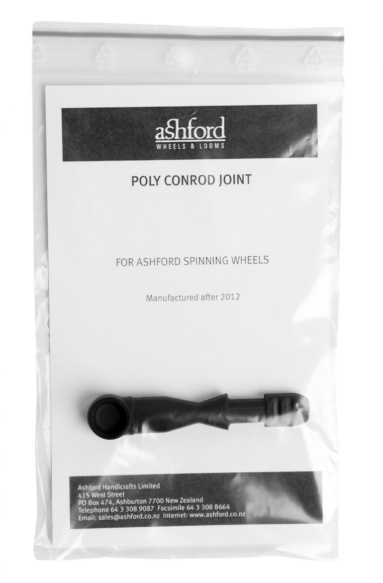 Poly Conrod Joint (Black) for Ashford Spinning Wheels