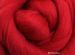 Merino Wool Sliver/Roving/Top - Scarlet - 100g