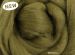 Merino Wool Sliver/Roving/Top - Olive - 100g