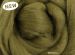 Merino Wool Sliver/Roving/Top - Olive - 100g