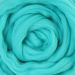 Corriedale Wool Sliver/Roving/Top - Aqua - 100g