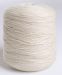 NZ WOOL YARN 12 Ply Natural White - 1kg Cone
