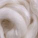 Silk, Alpaca & Fine (19 micron) Merino Sliver/Roving/Top - Natural White